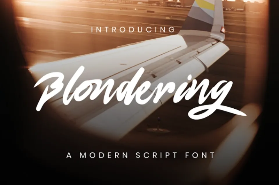 Blondering Font