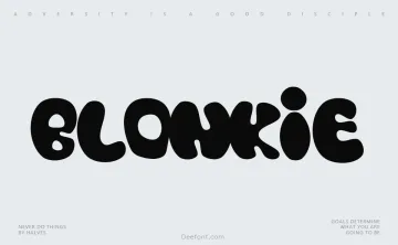 Blonkie Font