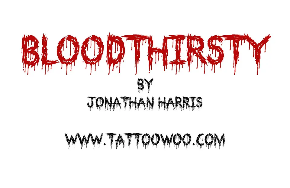 Bloodthirsty Font
