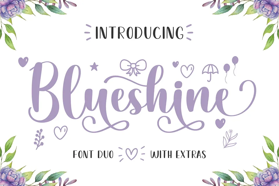 Blueshine Font