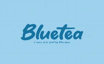 Bluetea Font