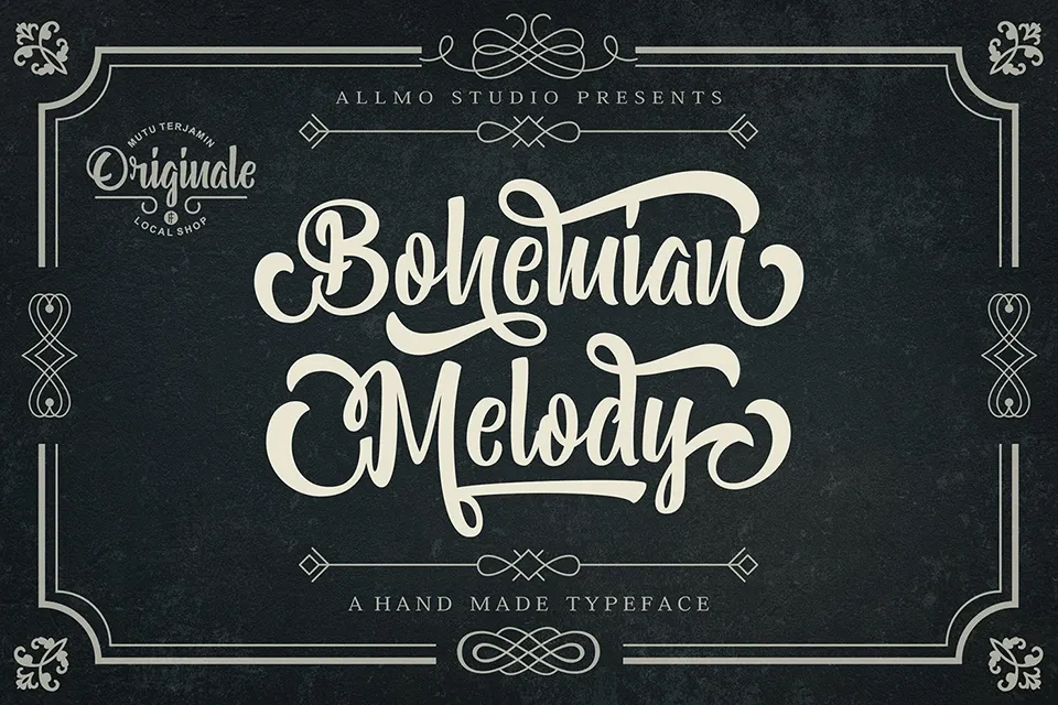 Bohemian Melody Font