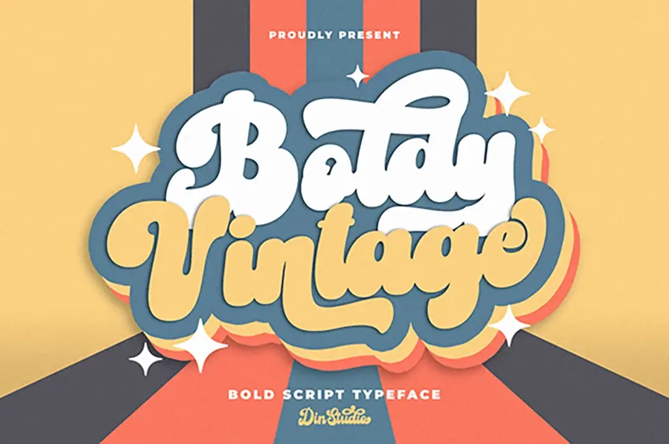 Boldy Vintage Font