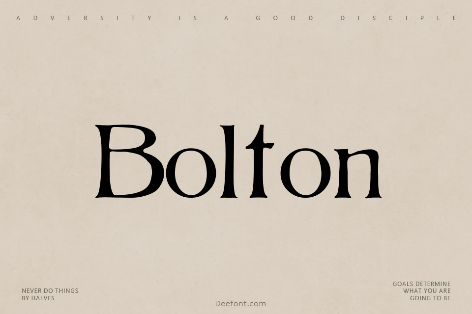 Bolton Font Family