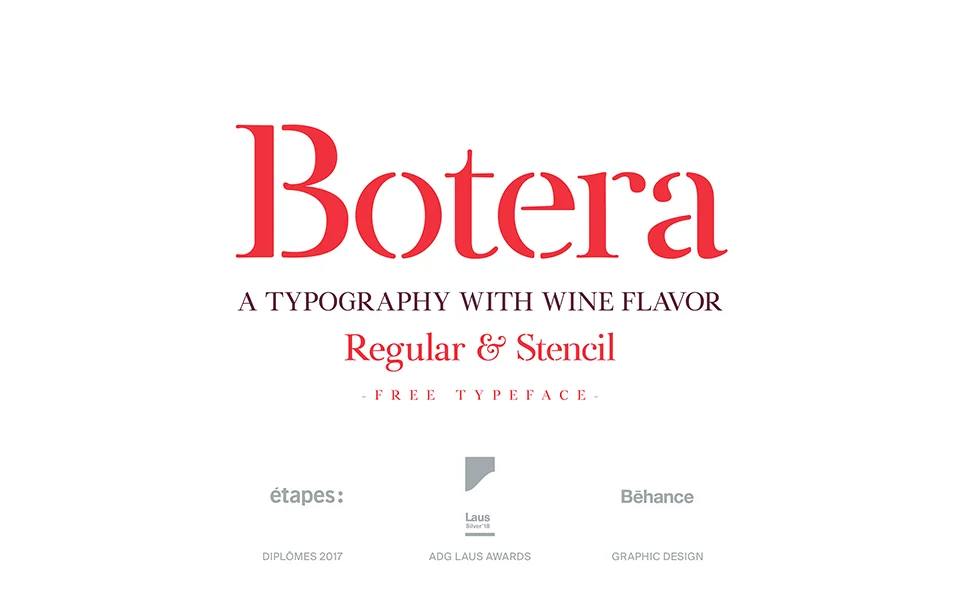 botera typeface download