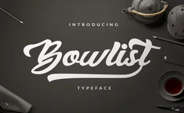 Bowlist Font