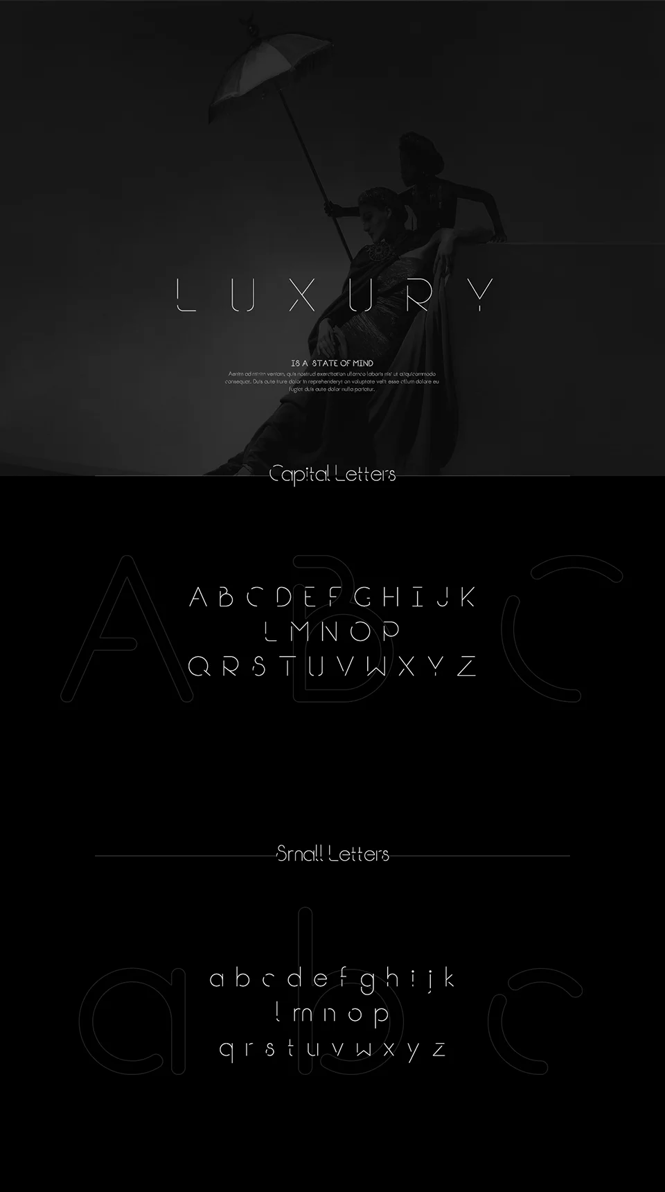 Break font family