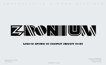 Bronium Font