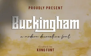 Buckingham Font