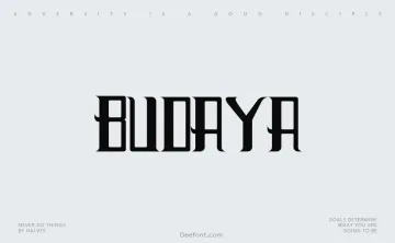 Budaya Font