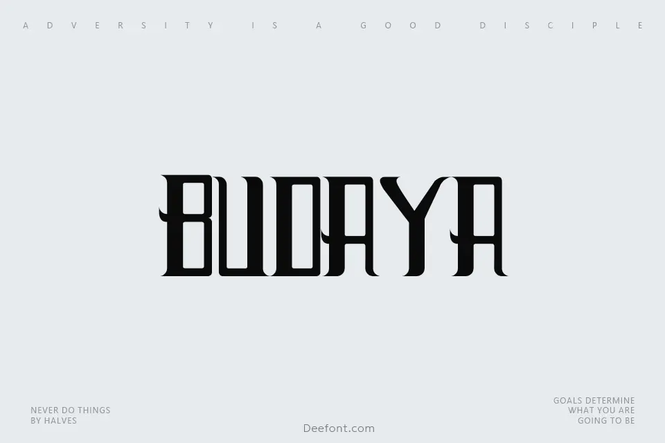 Budaya Font