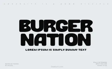 Burger Nation Font