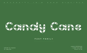 Candy Cane Font