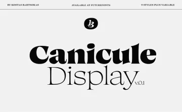 Canicule Font Family