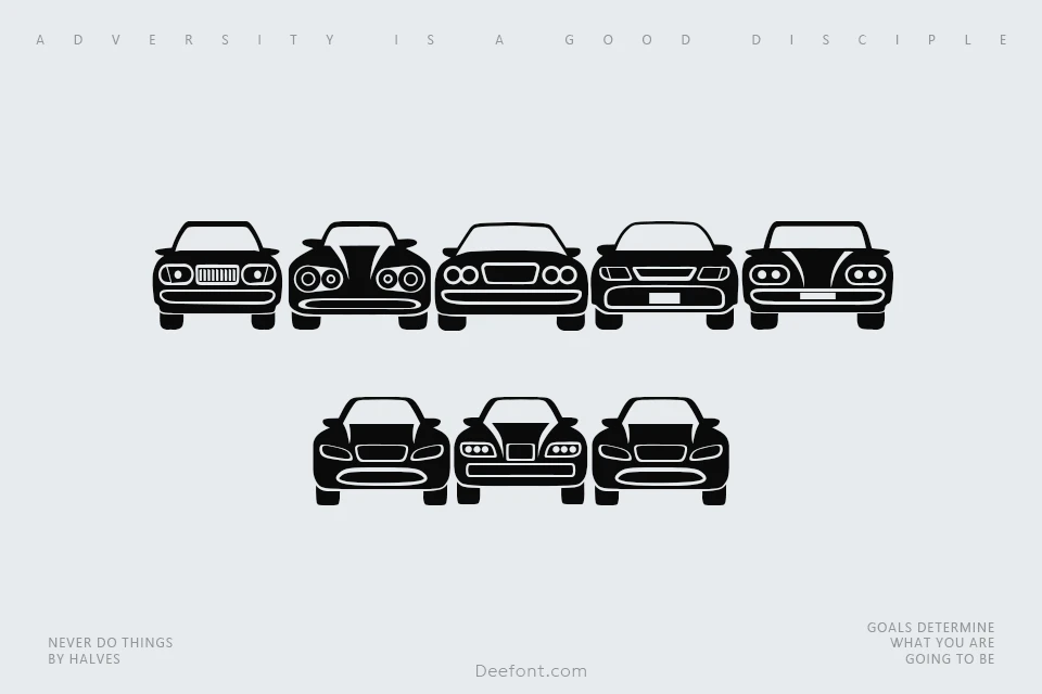 Cars Font