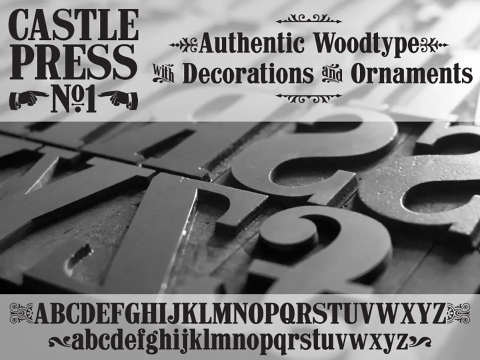 Castle Press No1 Font