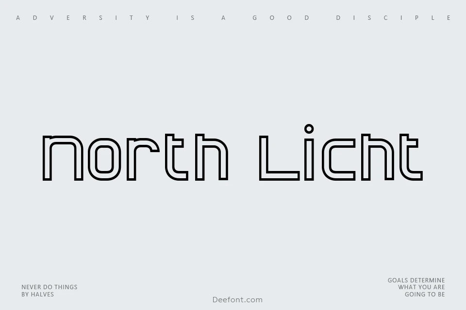 CAT North Licht Font