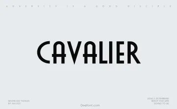 Cavalier Font Family