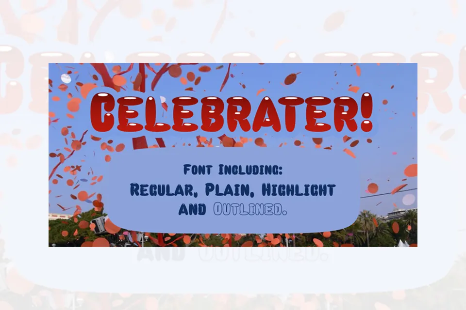 Celebrater Font