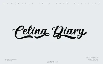 Celina Diary Font