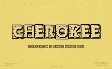 CF Cherokee Font