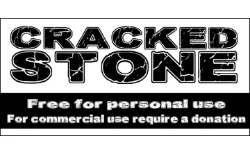 CF Cracked Stone Font