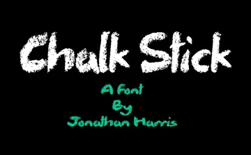 Chalk Stick Font