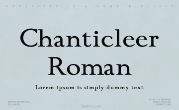 Chanticleer Roman Font Family