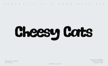 Cheesy Cats Font