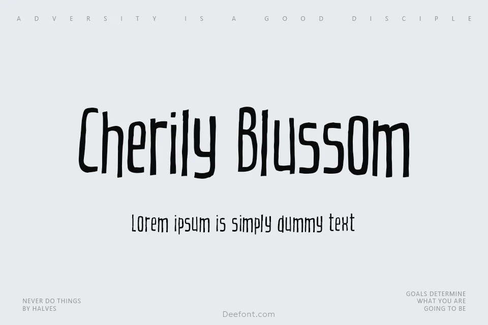 Cherily Blussom Font