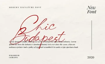 Chic Budapest Font