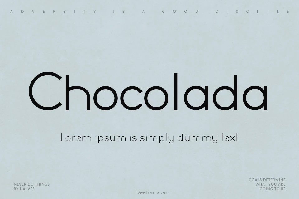 Chocolada Font Family