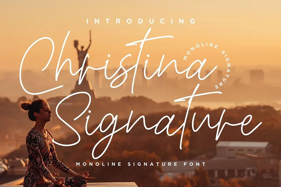 Christina Signature Font