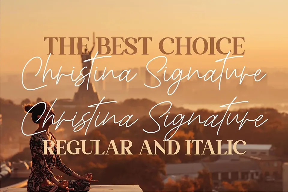 Christina Signature Font