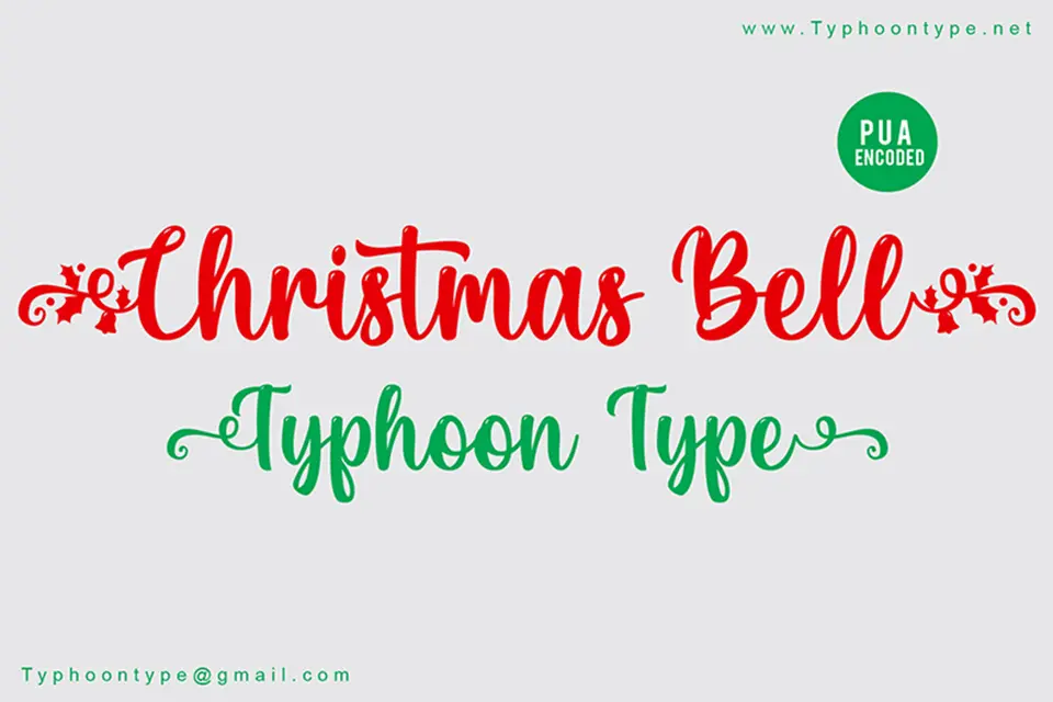 Christmas Bell Font