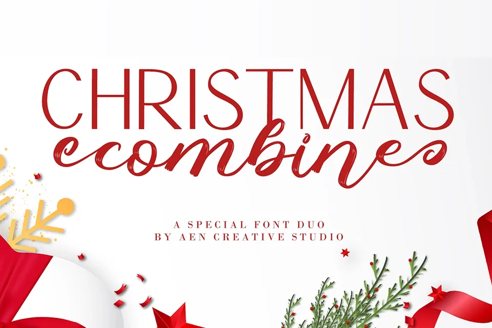 Christmas Combine Font Duo