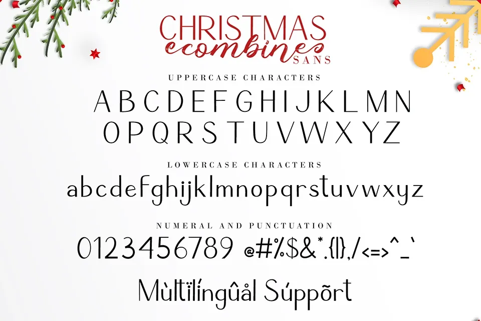 Christmas Combine Font Duo