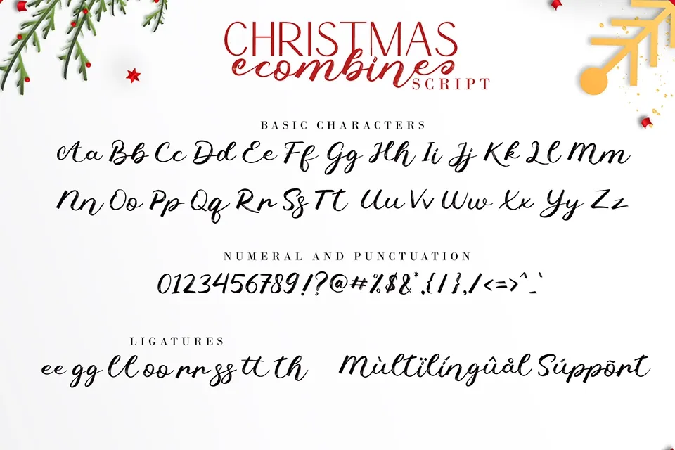 Christmas Combine Font Duo