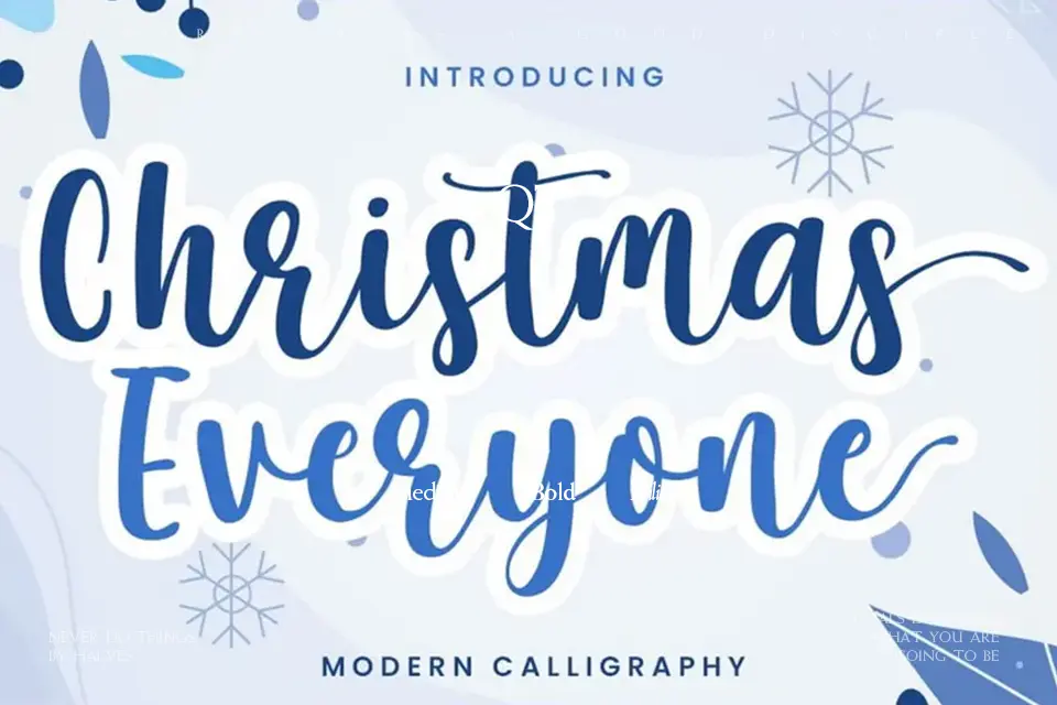 Christmas Everyone Font