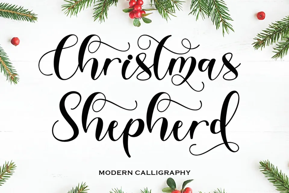 Christmas Shepherd Font