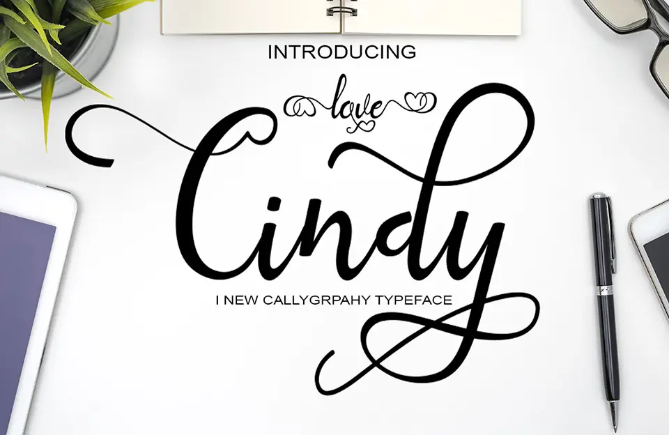 Cindy love Font