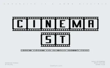 Cinema ST Font