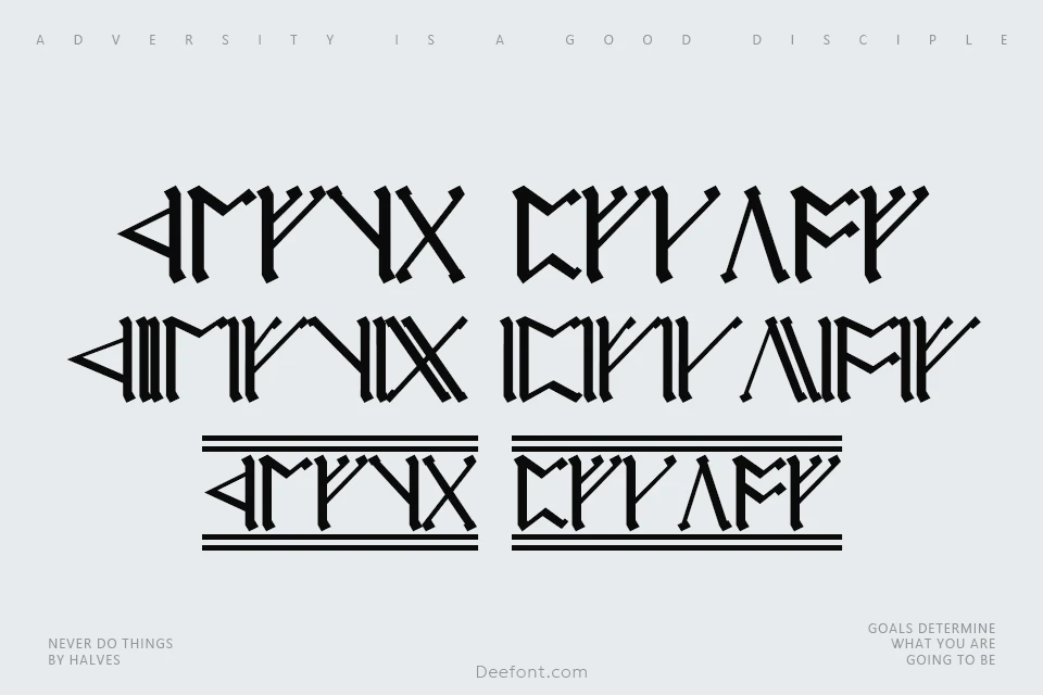 Cirth Erebor Font