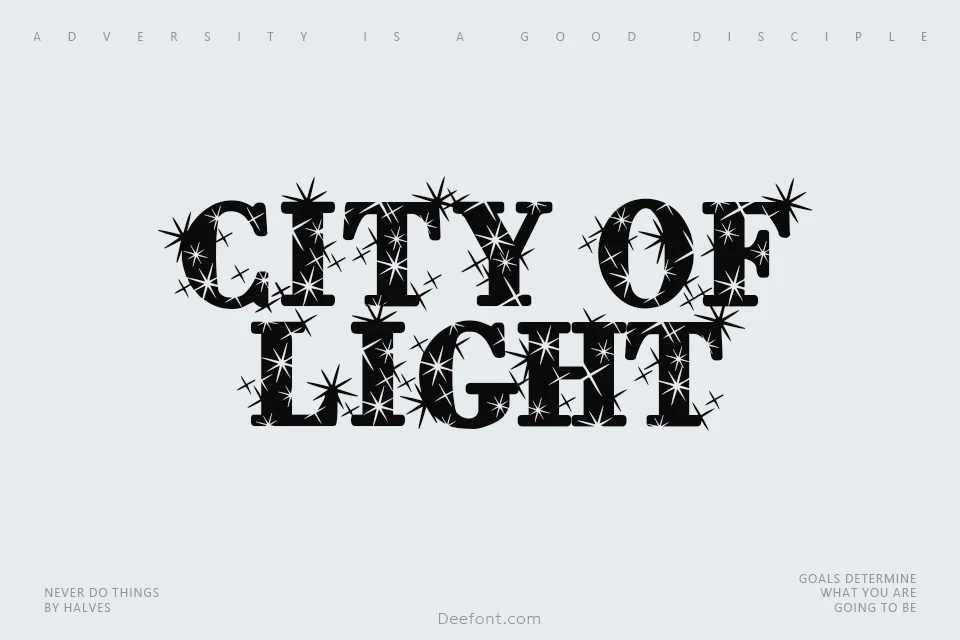 City of Light Font