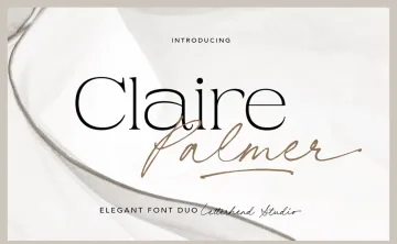 Claire Palmer Font Duo