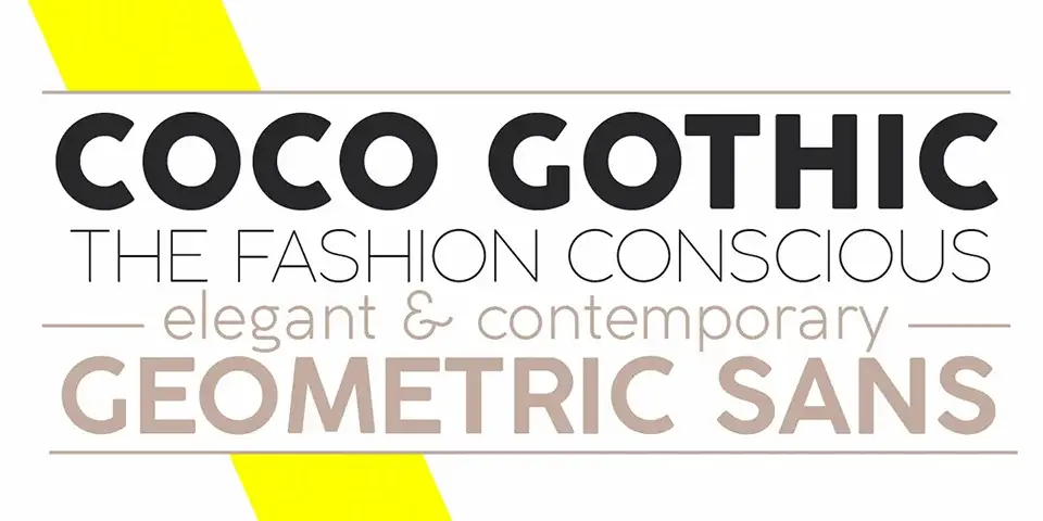 Coco Gothic Font Family