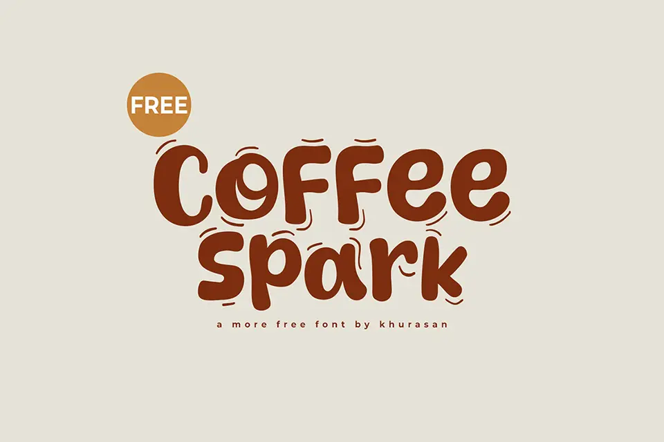 coffee spark font download