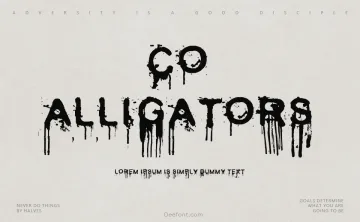 Cold Night for Alligators Font