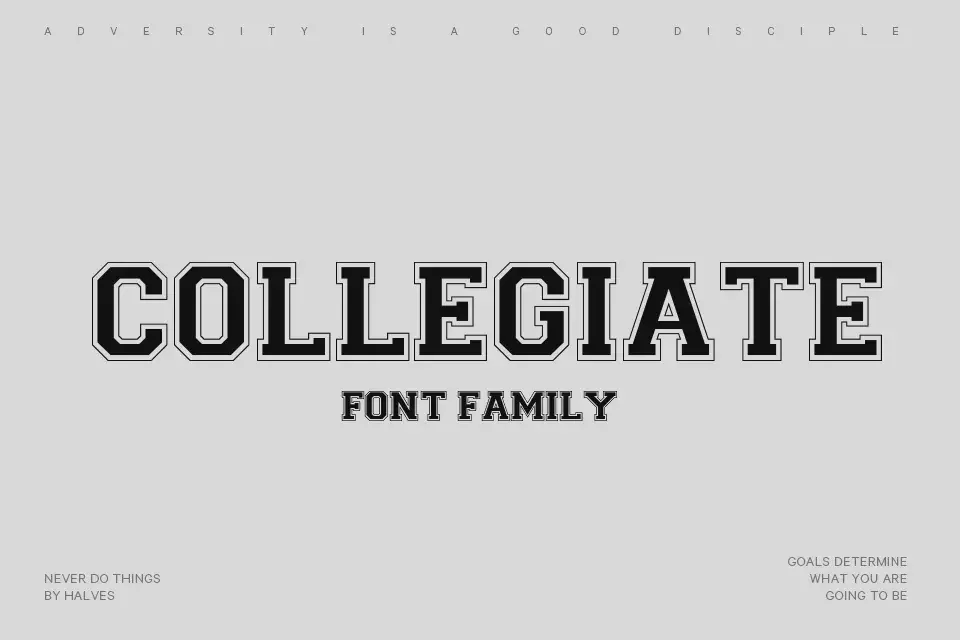 Collegiate FLF Font Family