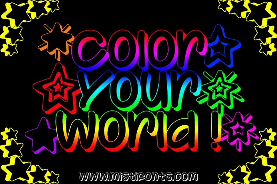 Color Your World Font